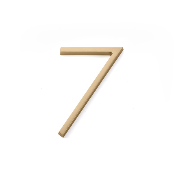 Emtek 2837 7" Modern House Number - 7