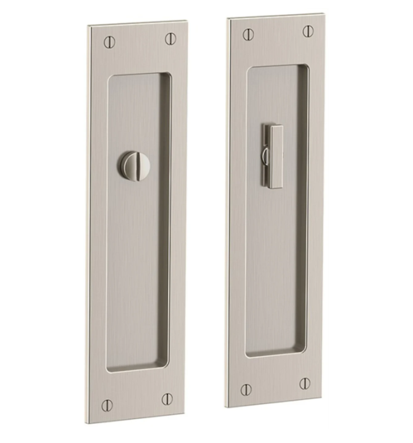 Baldwin PD005.PRIV Santa Monica Large Pocket Door Privacy Set