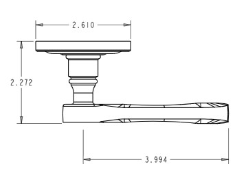 5445v Estate Lever Only 