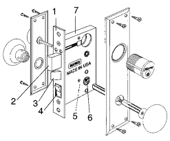 Baldwin 6554 Barclay Mortise Handleset | Buy a 6554 Baldwin 6554 ...